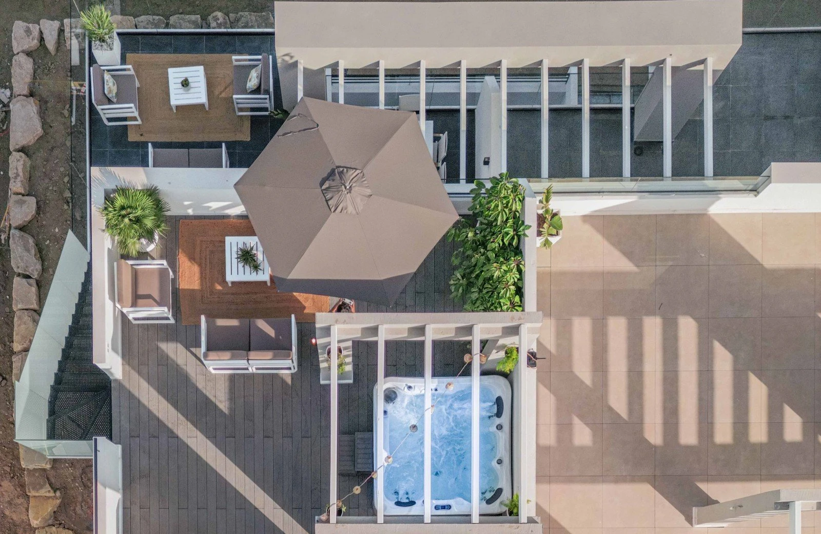 Penthouse loft rooftop